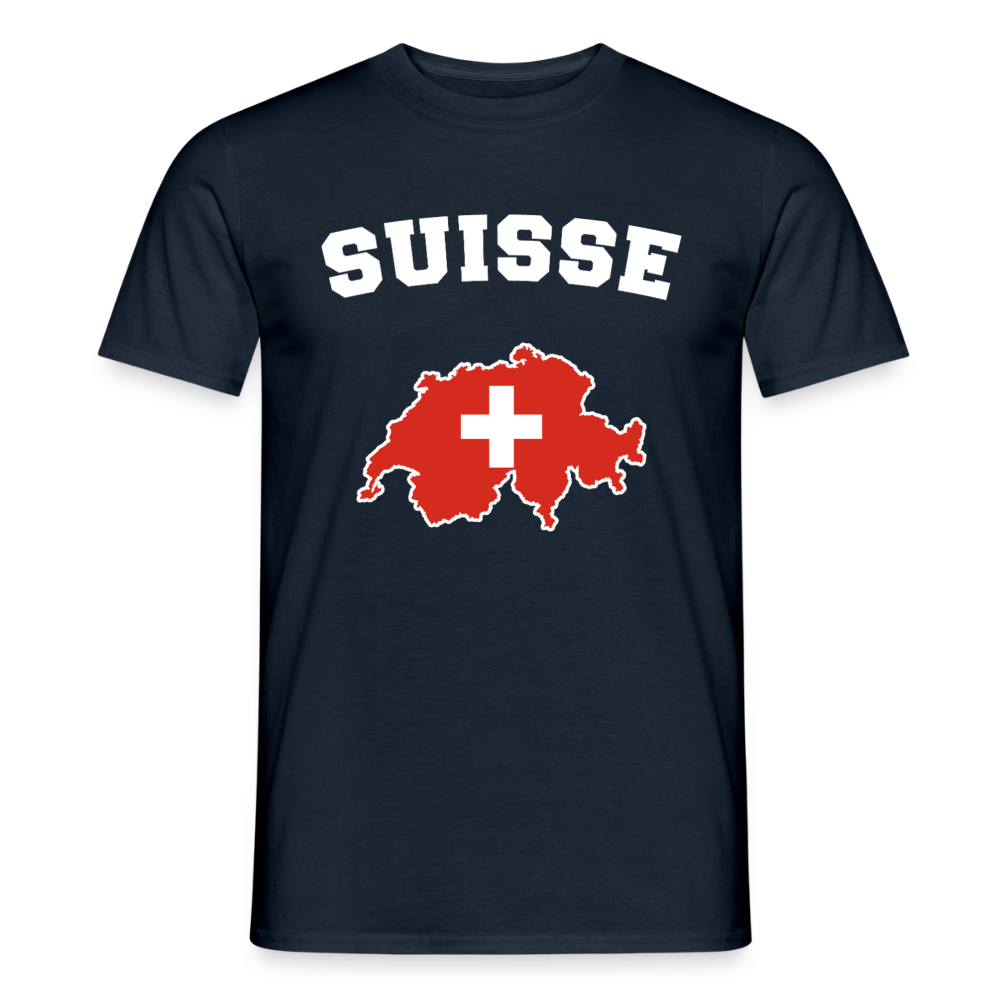 T-shirt Homme - Suisse - marine