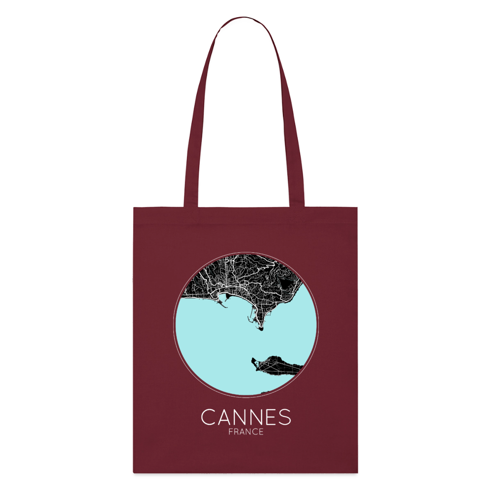 Tote Bag Cannes Bio – Plan de Cannes - bordeaux