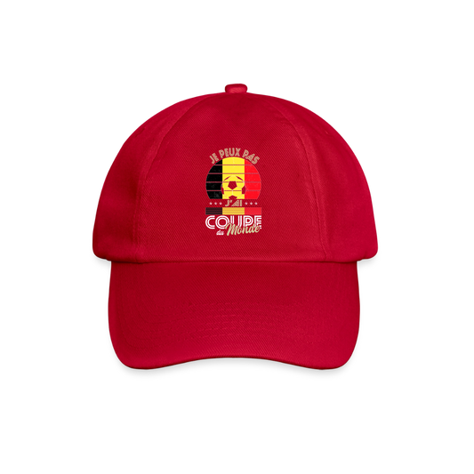 Casquette classique - Je peux pas j'ai Coupe du Monde - Belgique - rouge classique