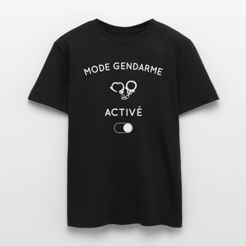 T-shirt Homme - Mode gendarme activé - noir