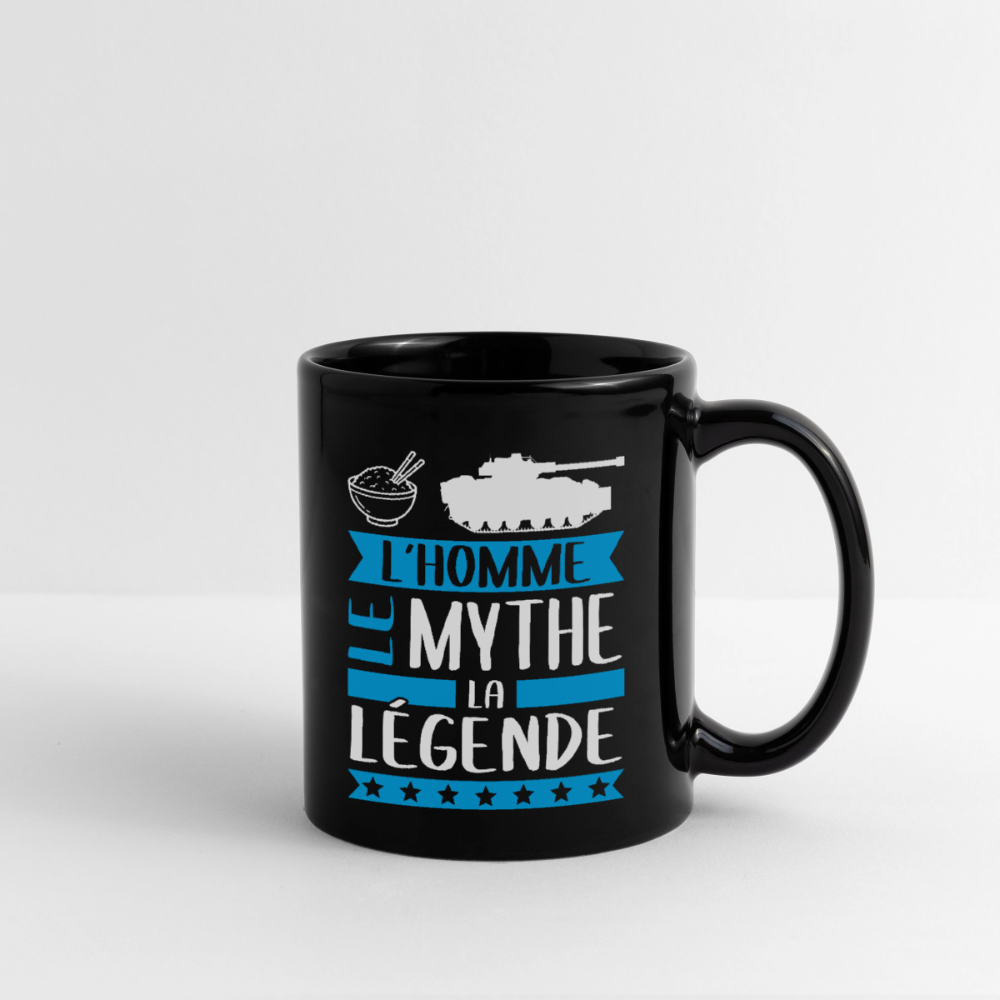 Mug uni Richard rébus – L’homme, le mythe, la légende - noir