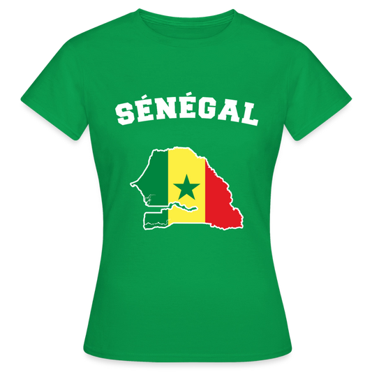 T-shirt Femme - Sénégal - vert