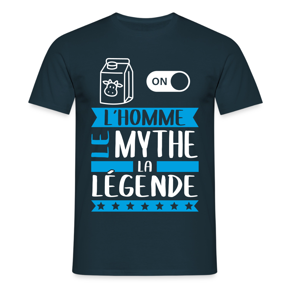 T-shirt homme Léon rébus – L’homme, le mythe, la légende - marine
