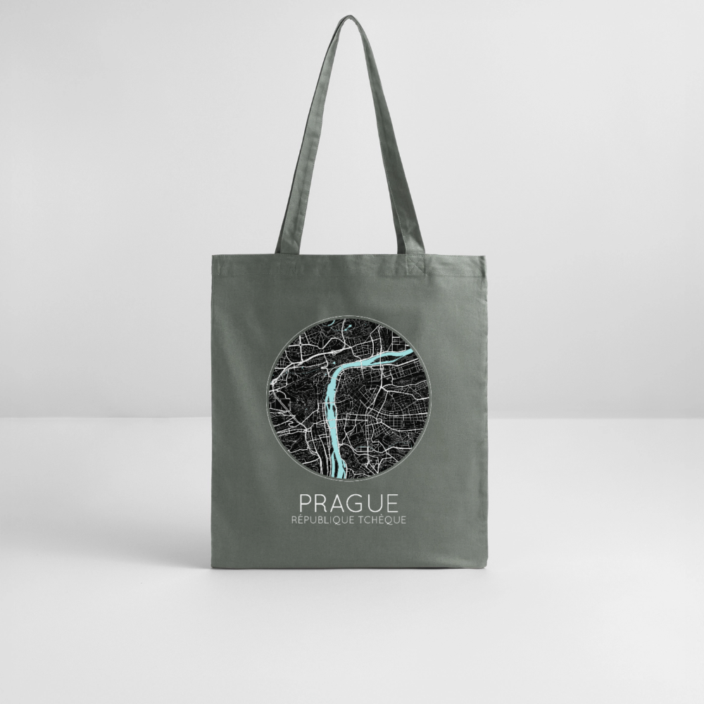 Tote Bag Prague Bio – Plan de Prague - charbon