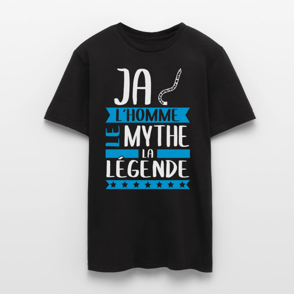 T-shirt homme Jacques rébus – L’homme, le mythe, la légende - noir