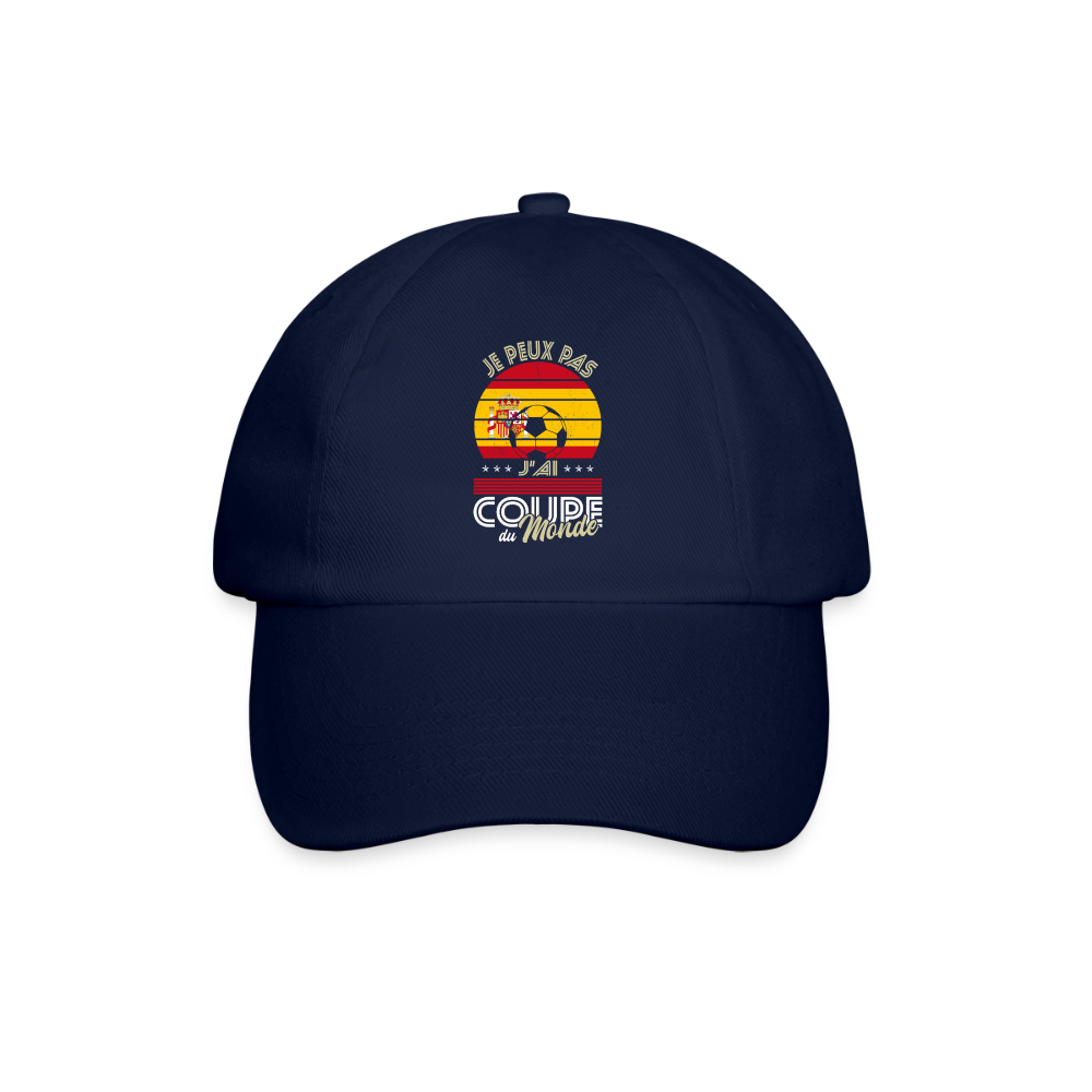 Casquette classique - Je peux pas j'ai Coupe du Monde - Espagne - bleu/bleu