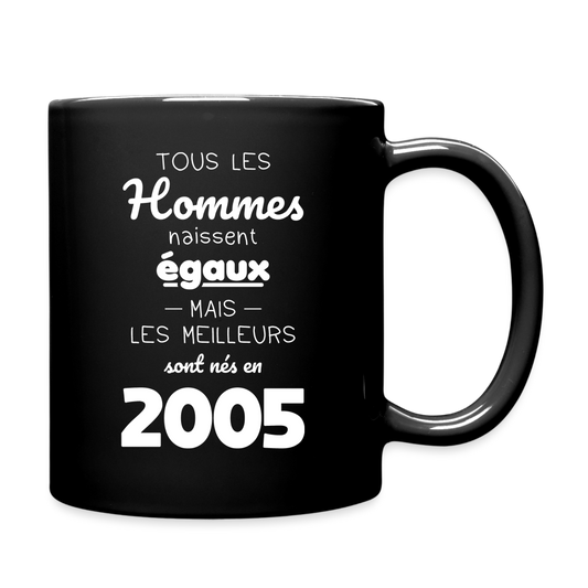 Mug uni - Anniversaire 20 Ans - Les meilleurs sont nés en 2005 - noir