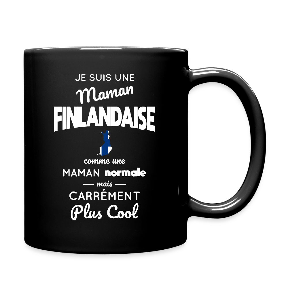 Mug uni - Maman Finlandaise plus cool - noir