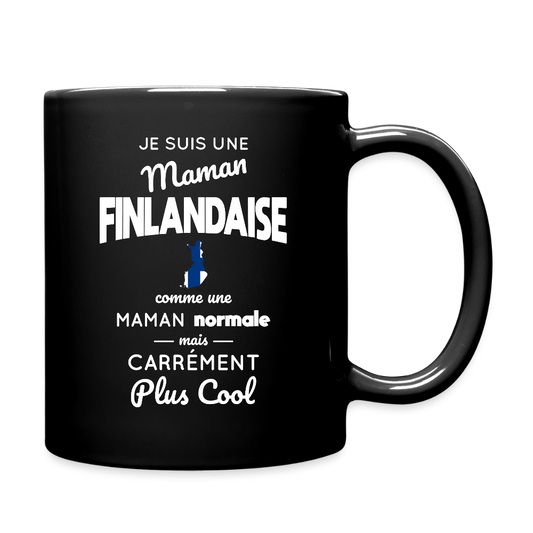 Mug uni - Maman Finlandaise plus cool - noir