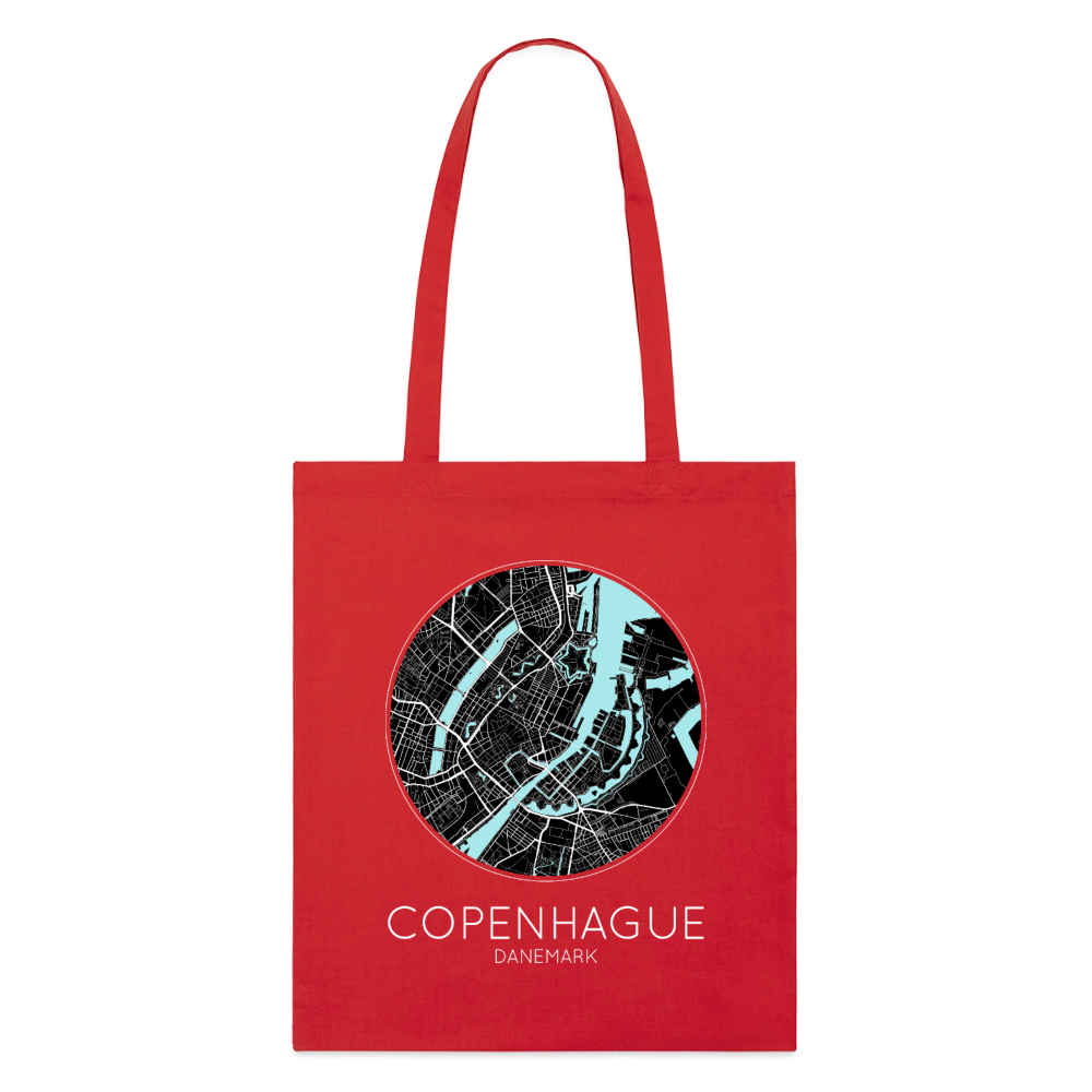 Tote Bag Copenhague Bio – Plan de Copenhague - rouge