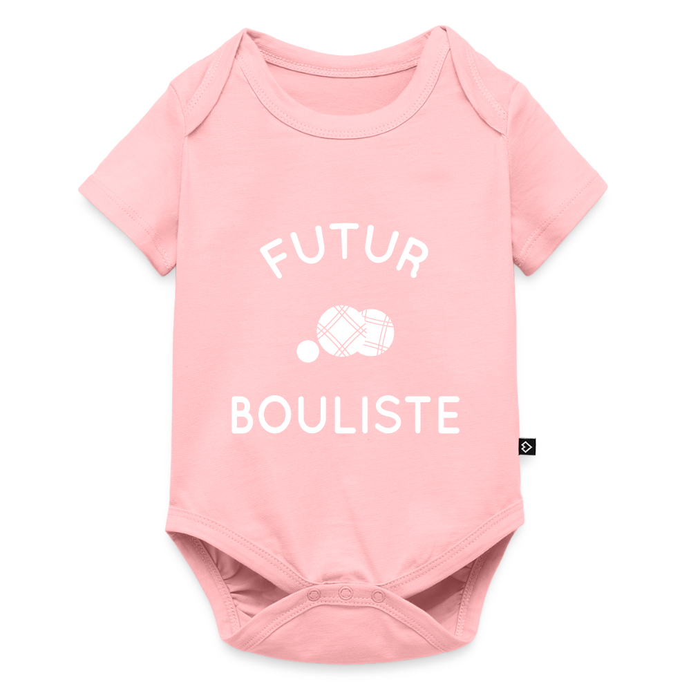Body Bébé bio manches courtes - Futur bouliste - rose