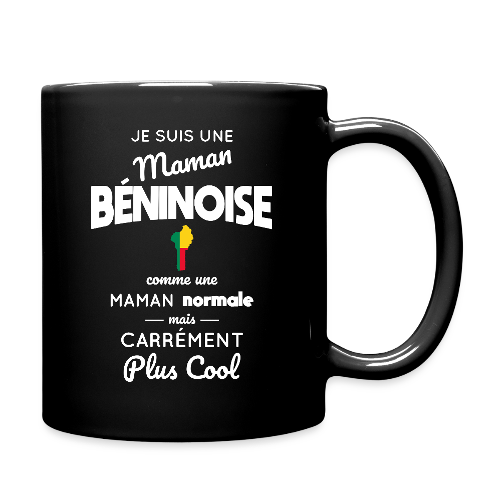 Mug uni - maman Béninoise plus cool - noir
