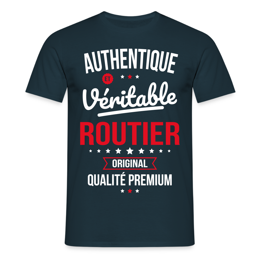 T-shirt Homme - Authentique et véritable Routier - marine