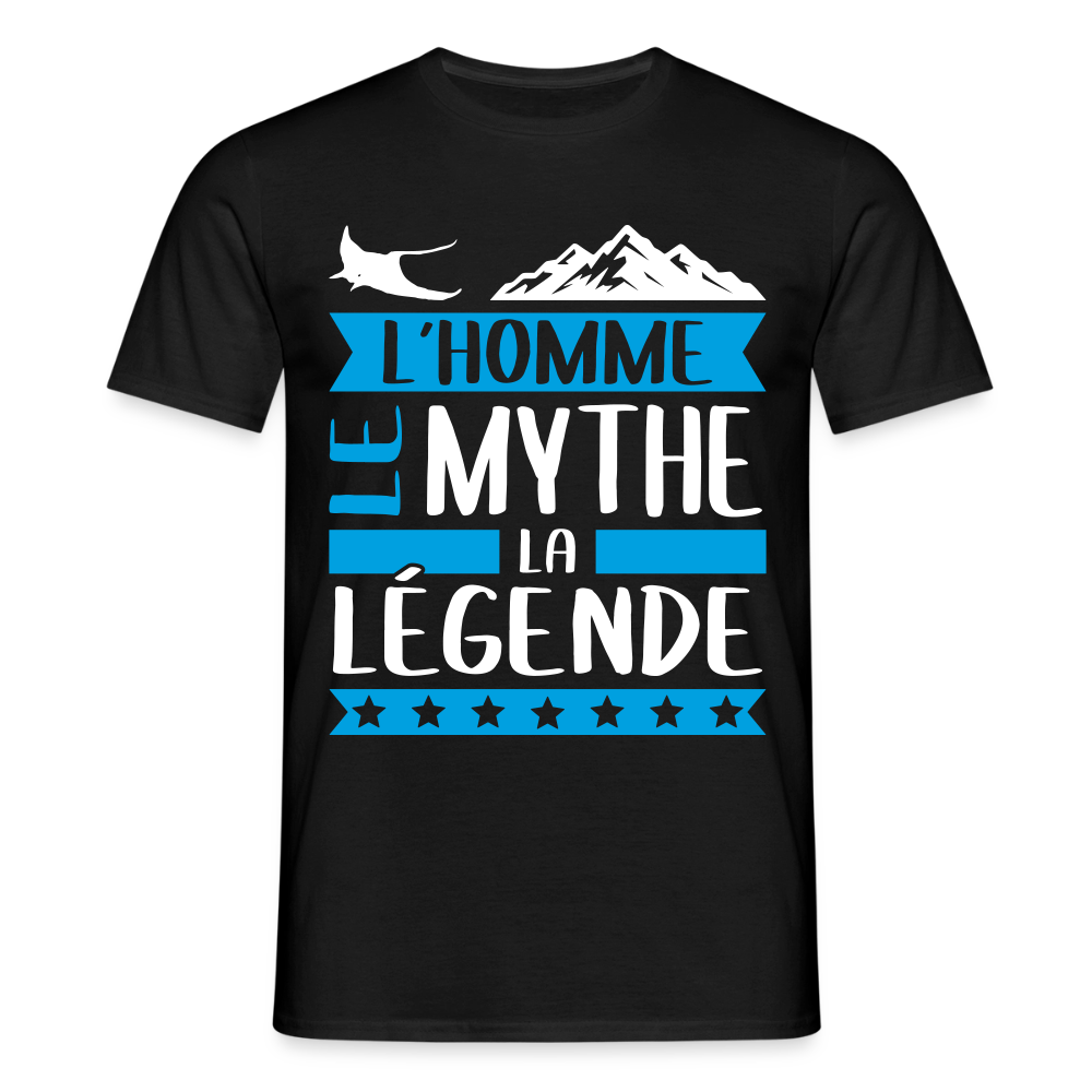 T-shirt homme Raymond rébus – L’homme, le mythe, la légende - noir