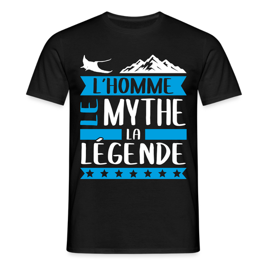 T-shirt homme Raymond rébus – L’homme, le mythe, la légende - noir