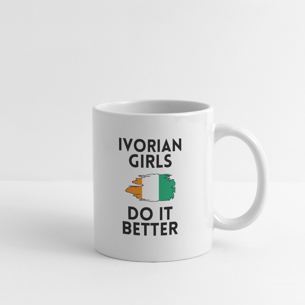 Mug blanc- Ivorian Girls Do It Better - blanc