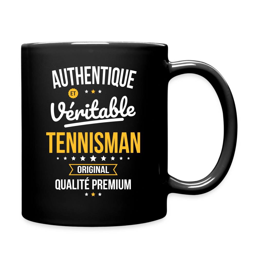 Mug uni - Authentique et véritable Tennisman - noir
