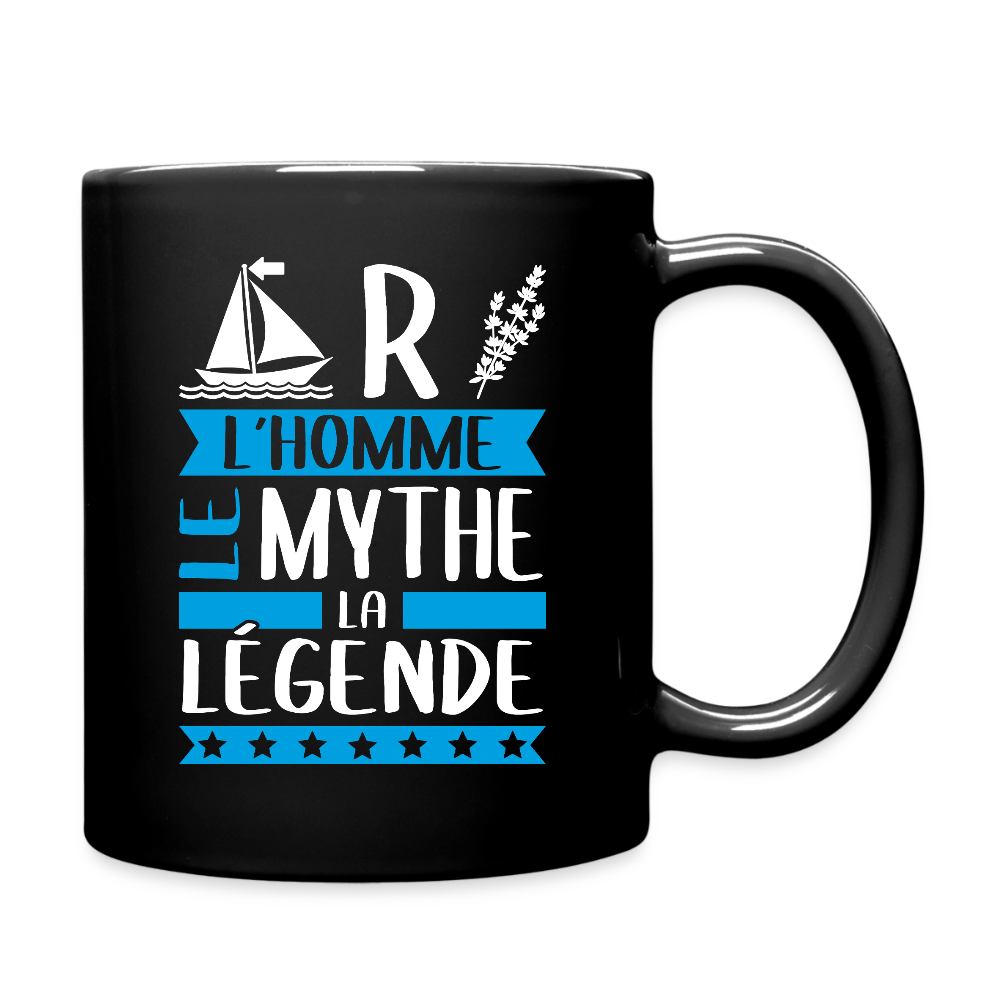 Mug uni Martin rébus – L’homme, le mythe, la légende - noir
