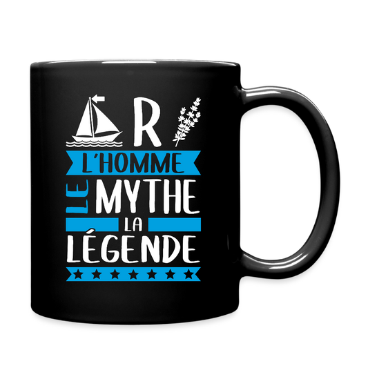 Mug uni Martin rébus – L’homme, le mythe, la légende - noir