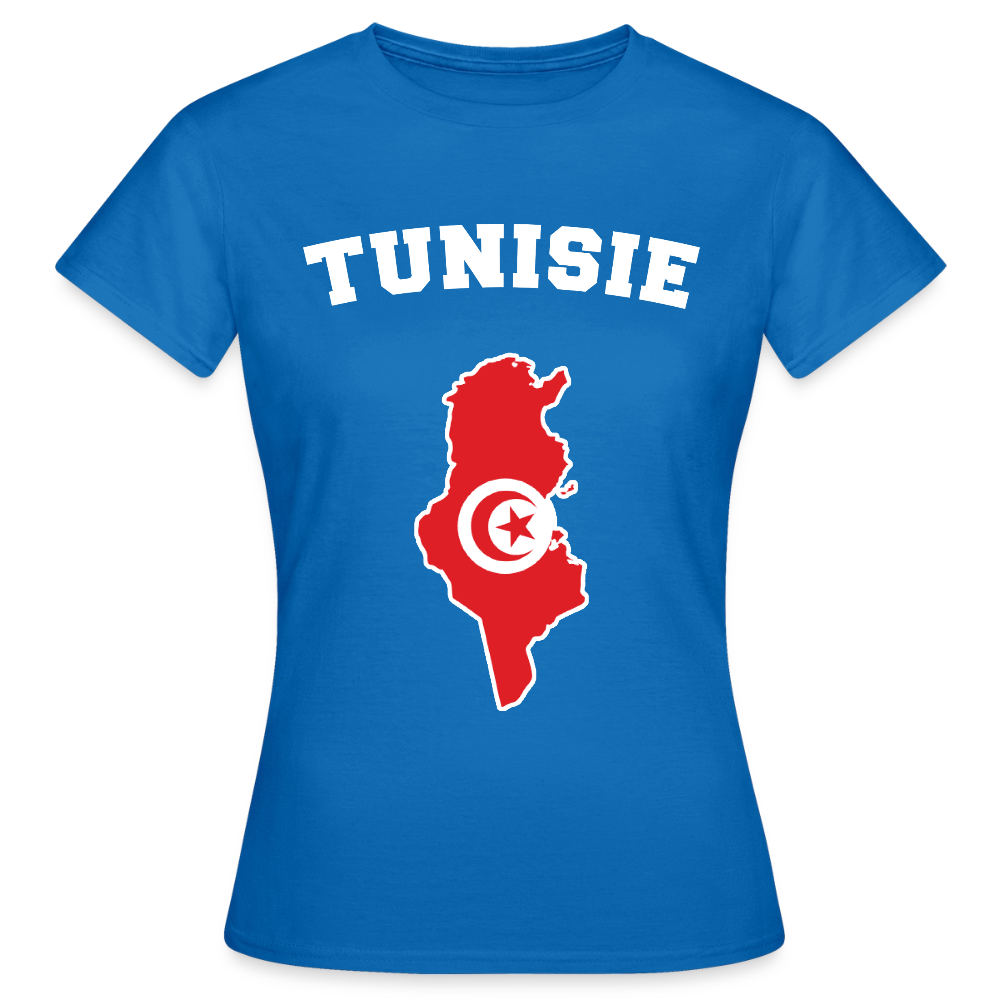 T-shirt Femme - Tunisie - bleu royal