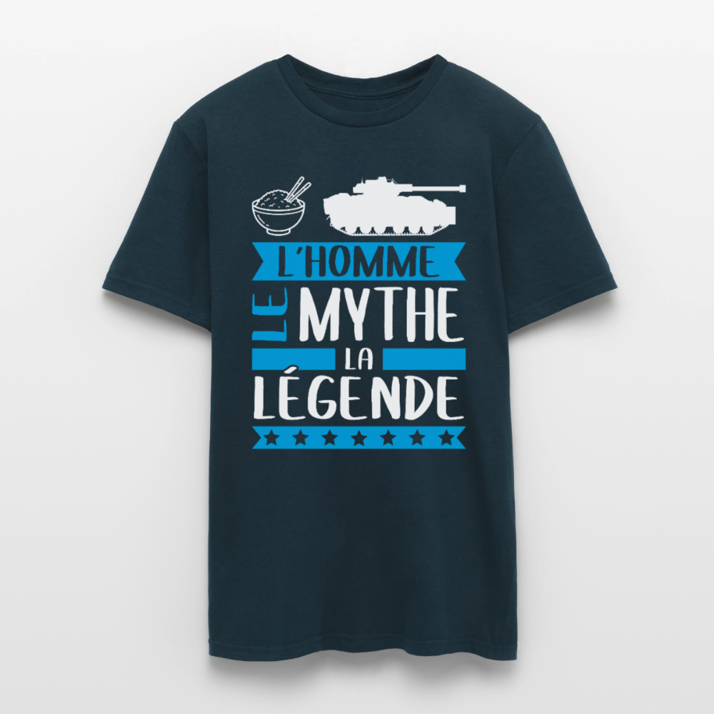 T-shirt homme Richard rébus – L’homme, le mythe, la légende - marine
