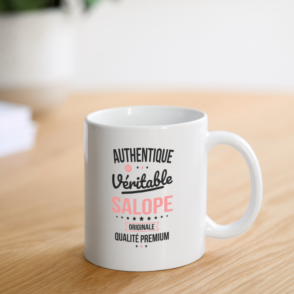 Mug blanc - Authentique et véritable Salope - blanc