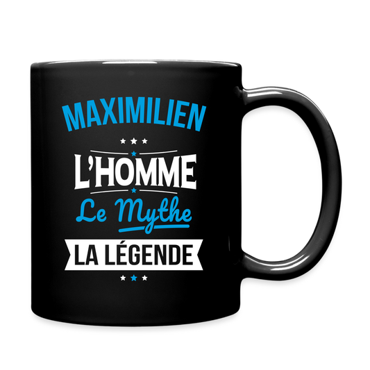 Mug uni - Maximilien - l'Homme - le Mythe - la Légende - noir
