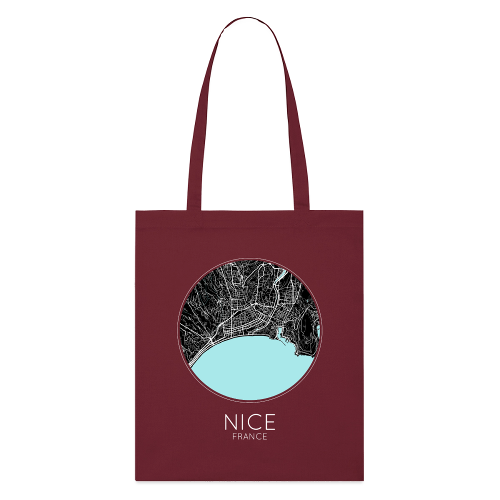 Tote Bag Nice Bio – Plan de Nice - bordeaux