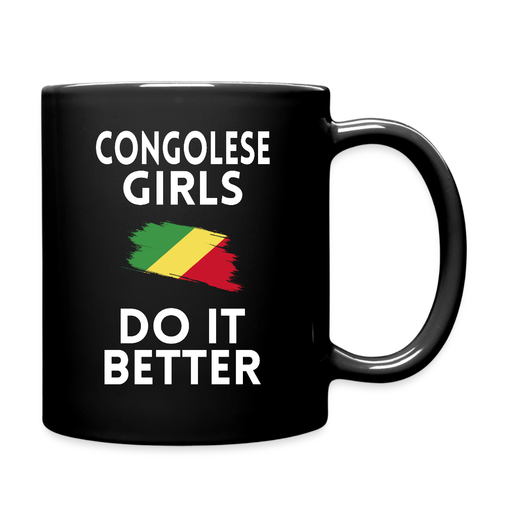 Mug uni - Congolese Girls Do It Better - noir