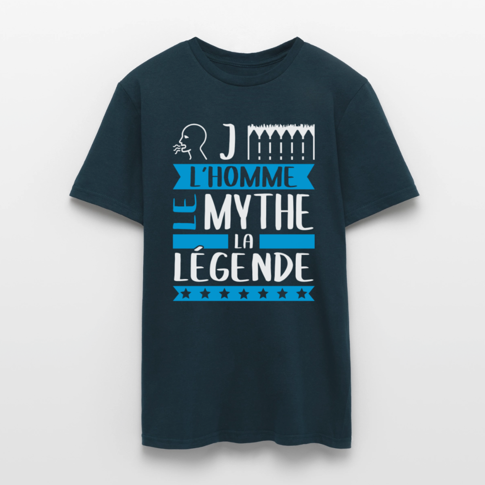 T-shirt homme Roger rébus – L’homme, le mythe, la légende - marine