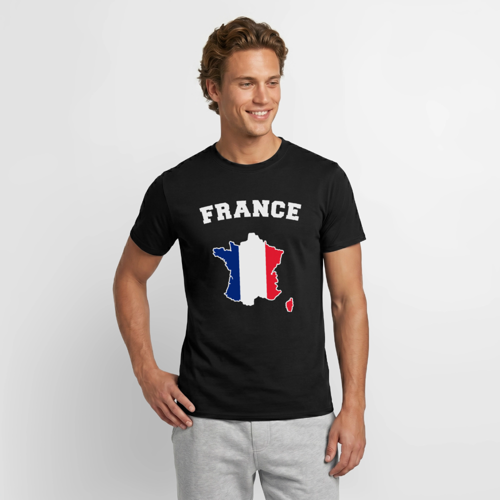 T-shirt Homme - France - noir