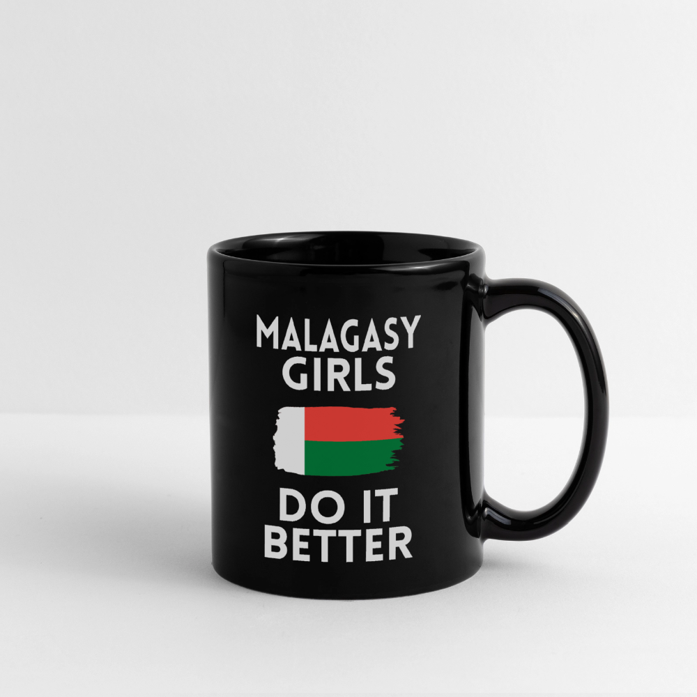 Mug uni - Malagasy Girls Do It Better - noir