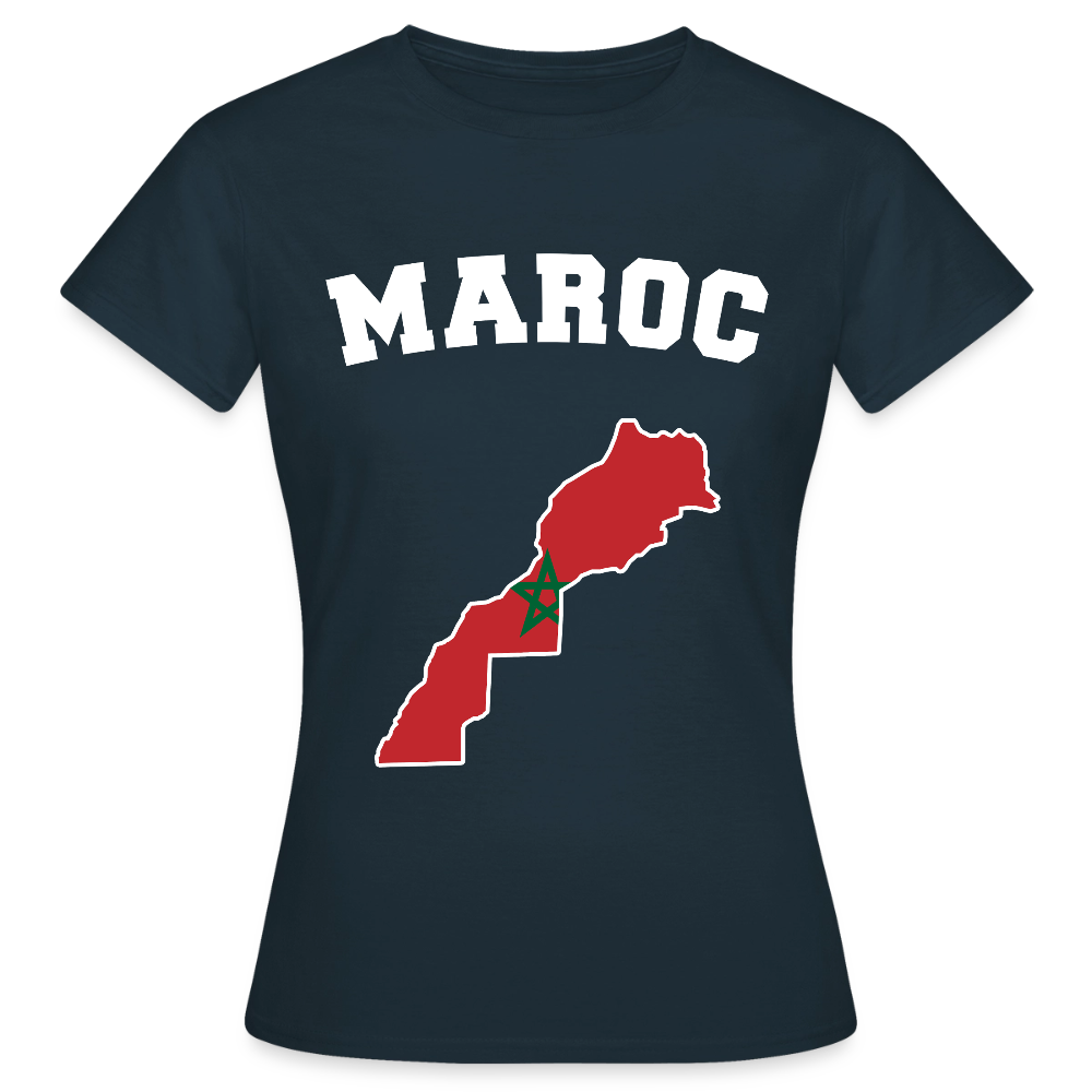 T-shirt Femme - Maroc - marine