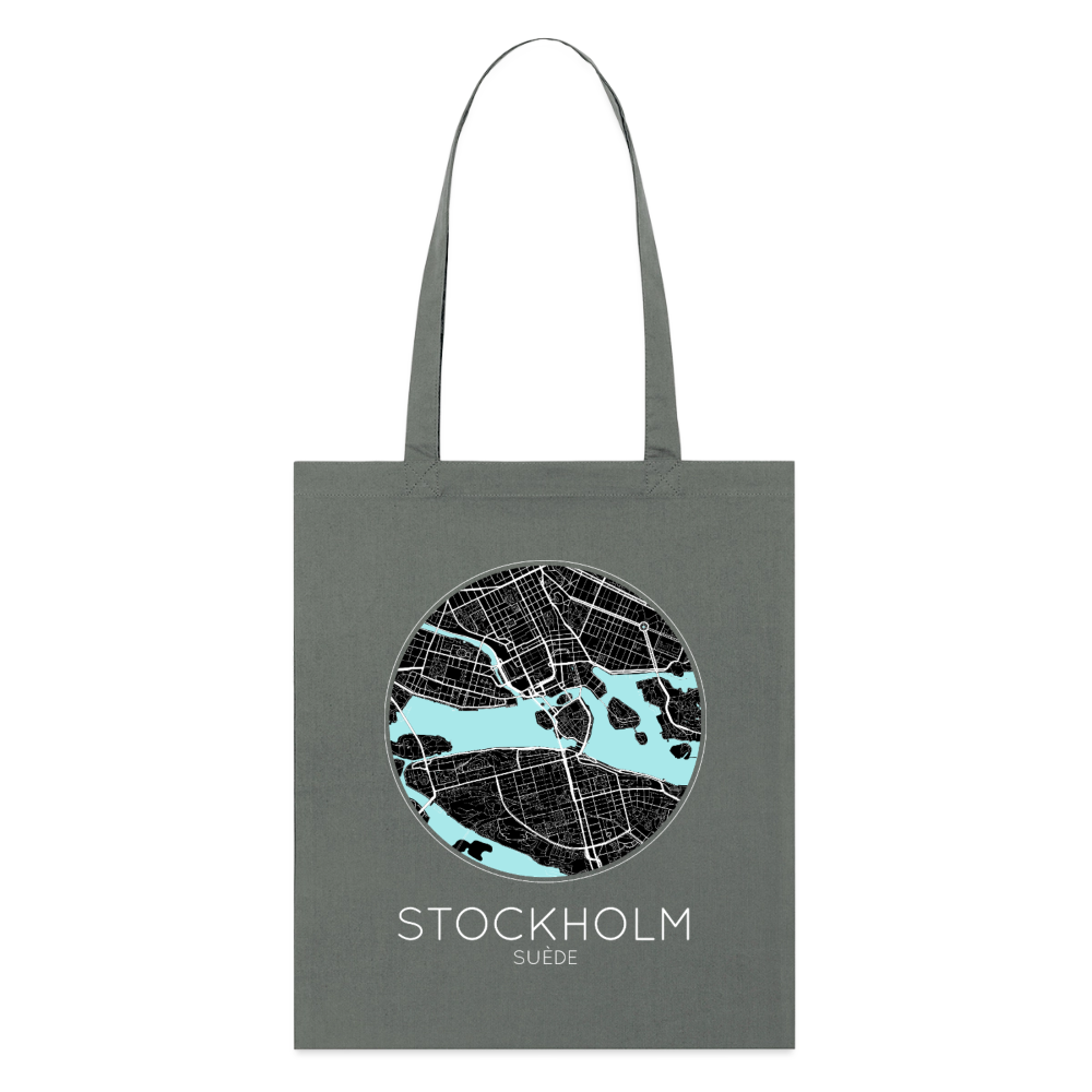 Tote Bag Stockholm Bio – Plan de Stockholm - charbon