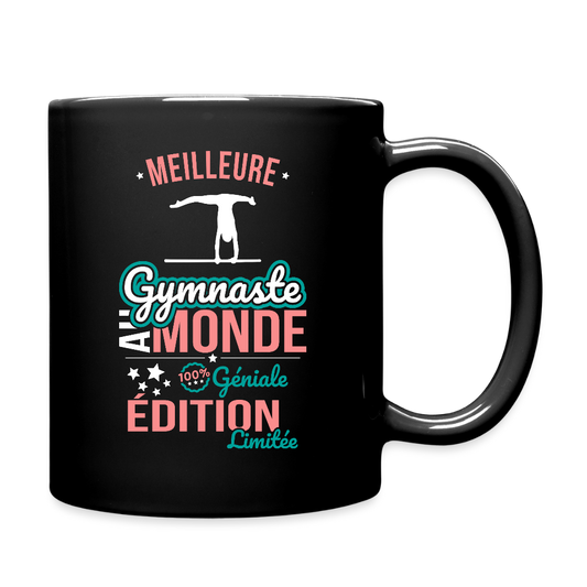 Mug uni - Meilleure Gymnaste au monde 100% géniale - noir