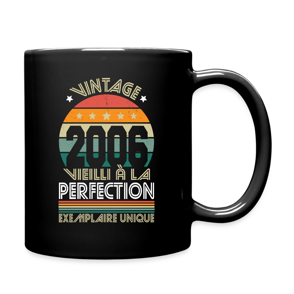 Mug anniversaire homme 20 ans – Vintage 2006 - Exemplaire unique - noir
