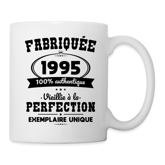 Mug blanc - Anniversaire 30 Ans - Fabriquée en 1995 - blanc