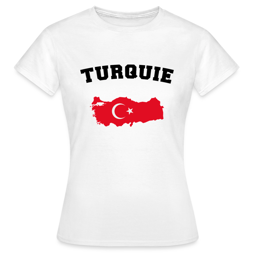 T-shirt Femme coloris clair - Turquie - blanc