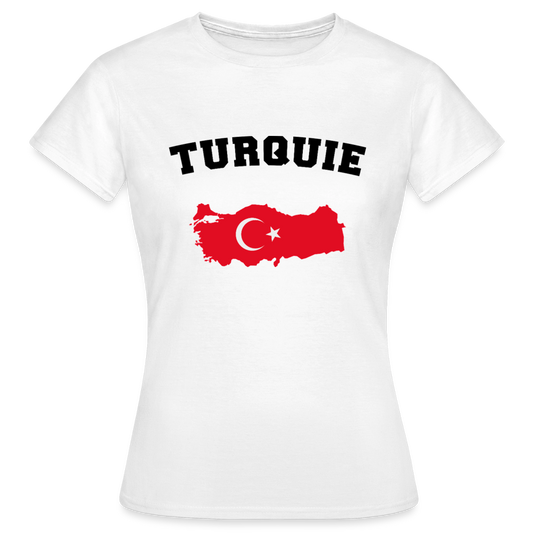 T-shirt Femme coloris clair - Turquie - blanc