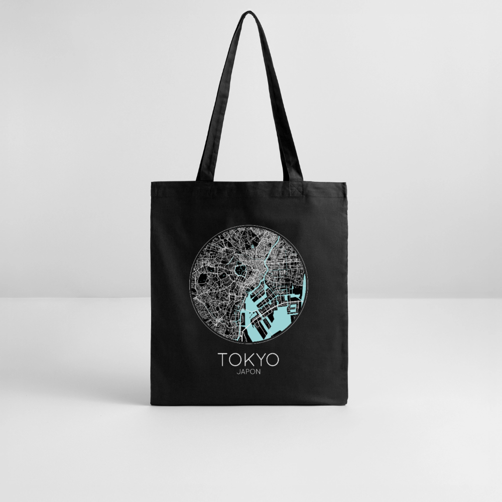 Tote Bag Tokyo Bio – Plan de Tokyo - noir