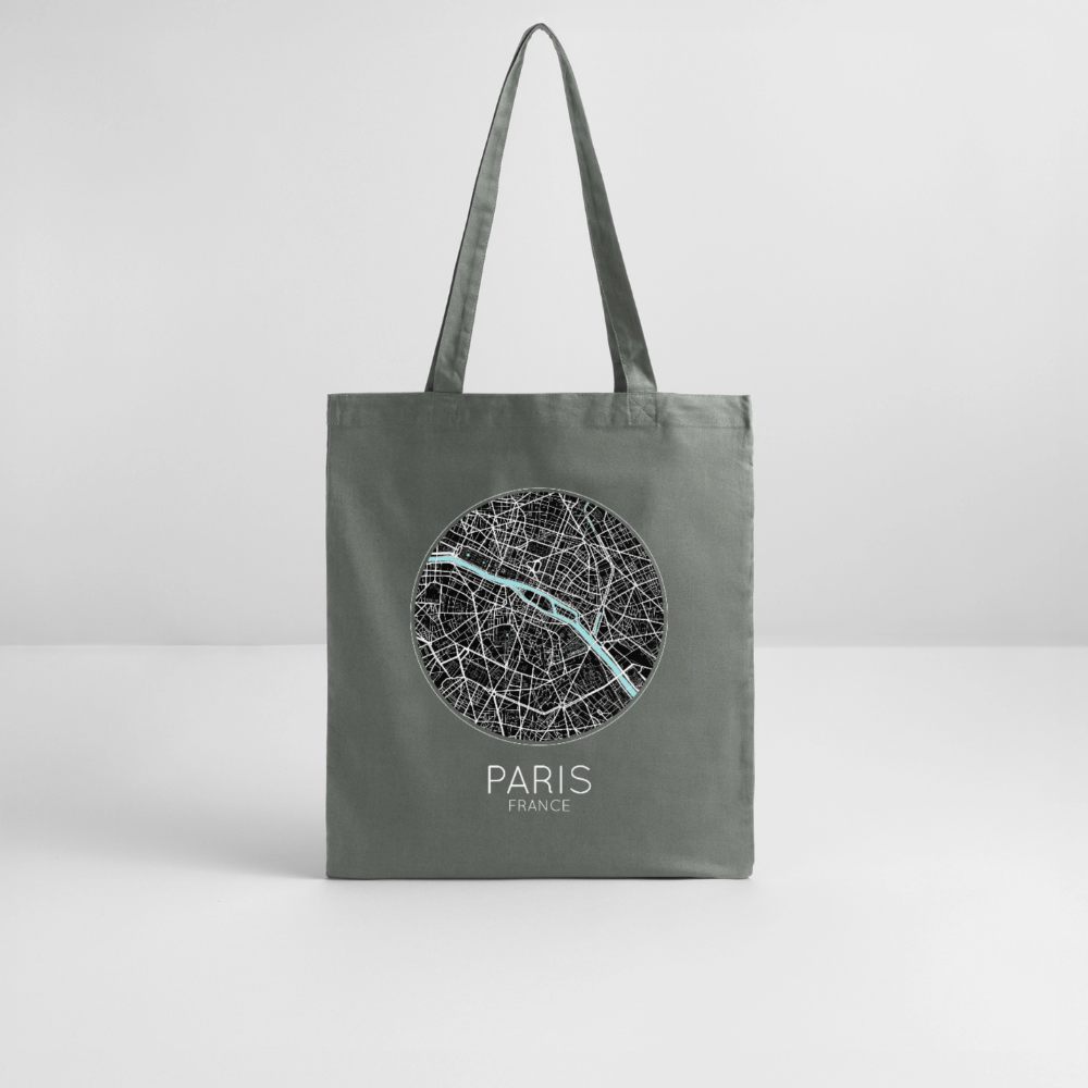 Tote Bag Paris Bio – Plan de Paris - charbon