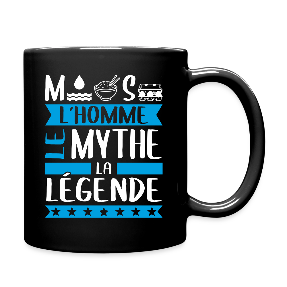 Mug uni Maurice rébus – L’homme, le mythe, la légende - noir