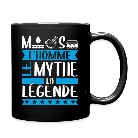 Mug uni Maurice rébus – L’homme, le mythe, la légende - noir