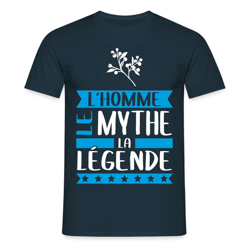 T-shirt homme Guy rébus – L’homme, le mythe, la légende - marine