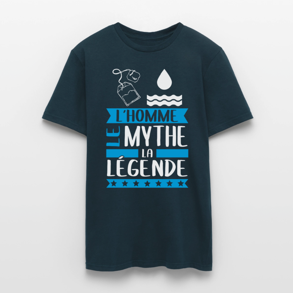 T-shirt homme Théo rébus – L’homme, le mythe, la légende - marine