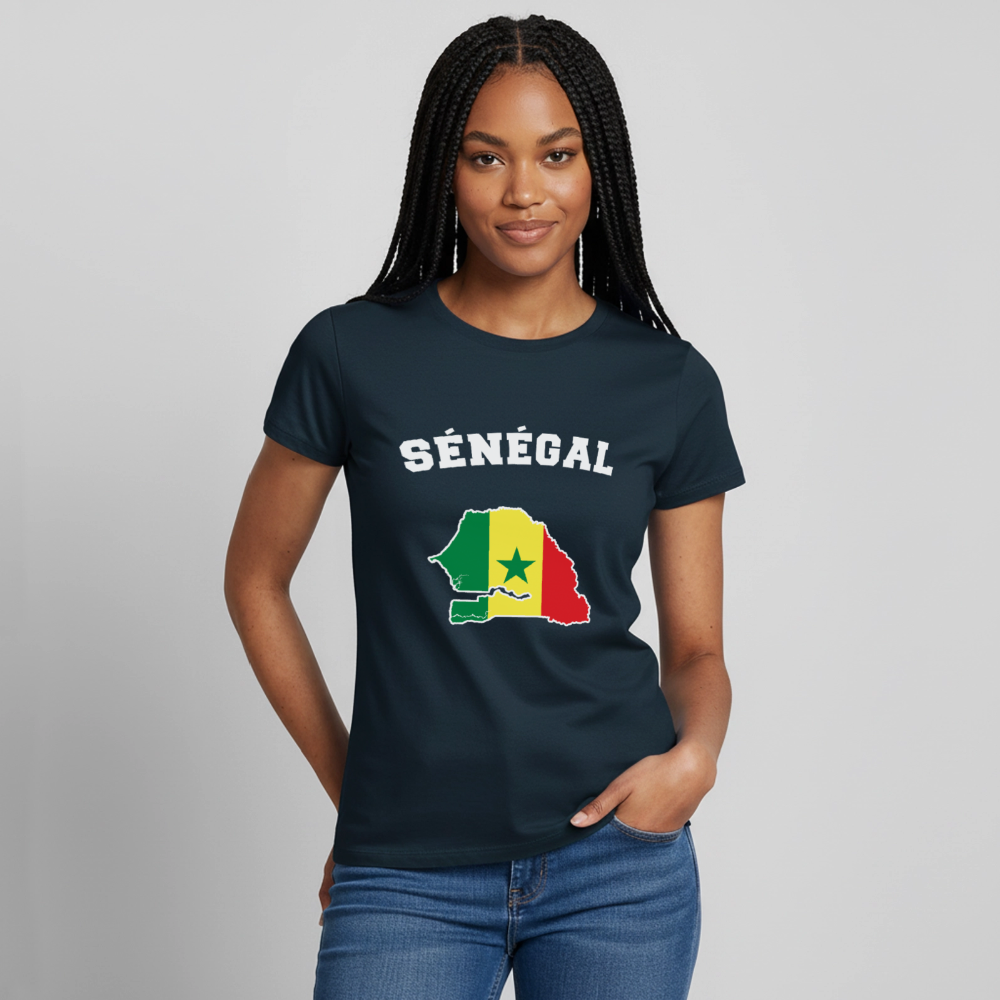 T-shirt Femme - Sénégal - marine