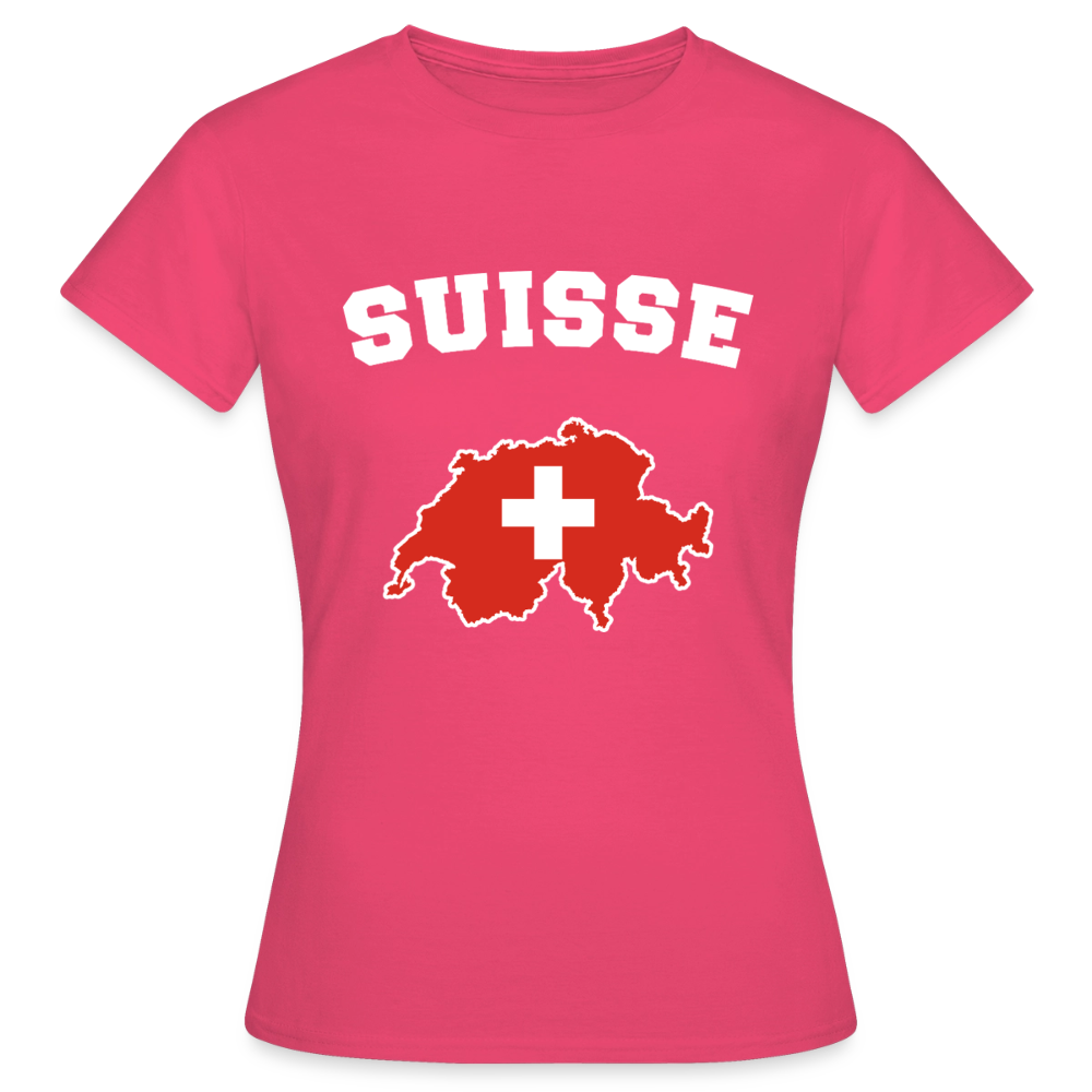 T-shirt Femme - Suisse - rose azalée
