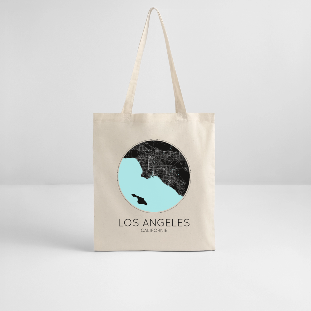 Tote Bag Los Angeles Bio Coloris Clair – Plan de Los Angeles - écru doux