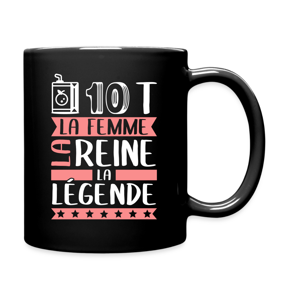 Mug uni Judith rébus – La femme, la reine, la légende - noir