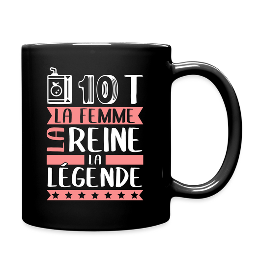 Mug uni Judith rébus – La femme, la reine, la légende - noir